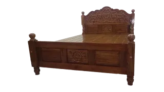 Royal King Size Teak Wood Bed