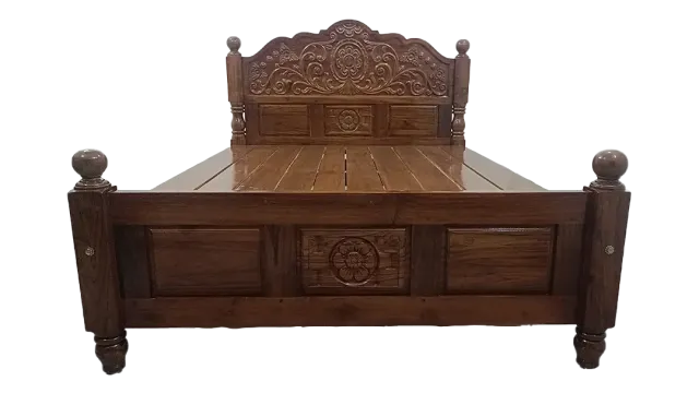 Royal King Size Teak Wood Bed
